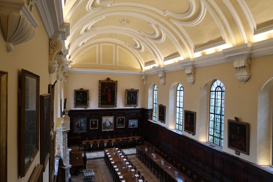 Dining at St John's College Oxford