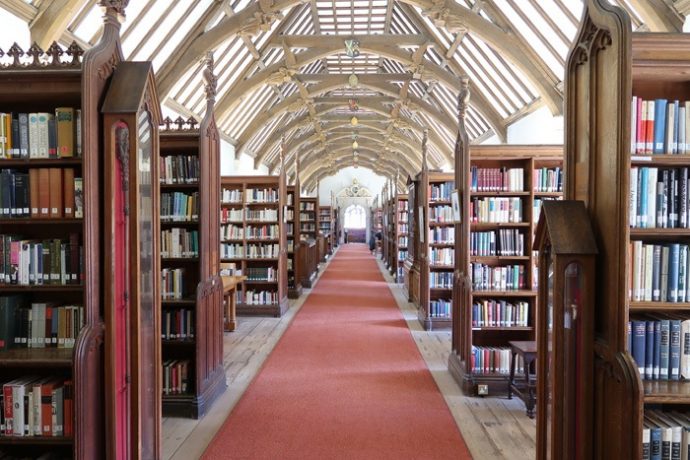 Library view St John's College Oxford